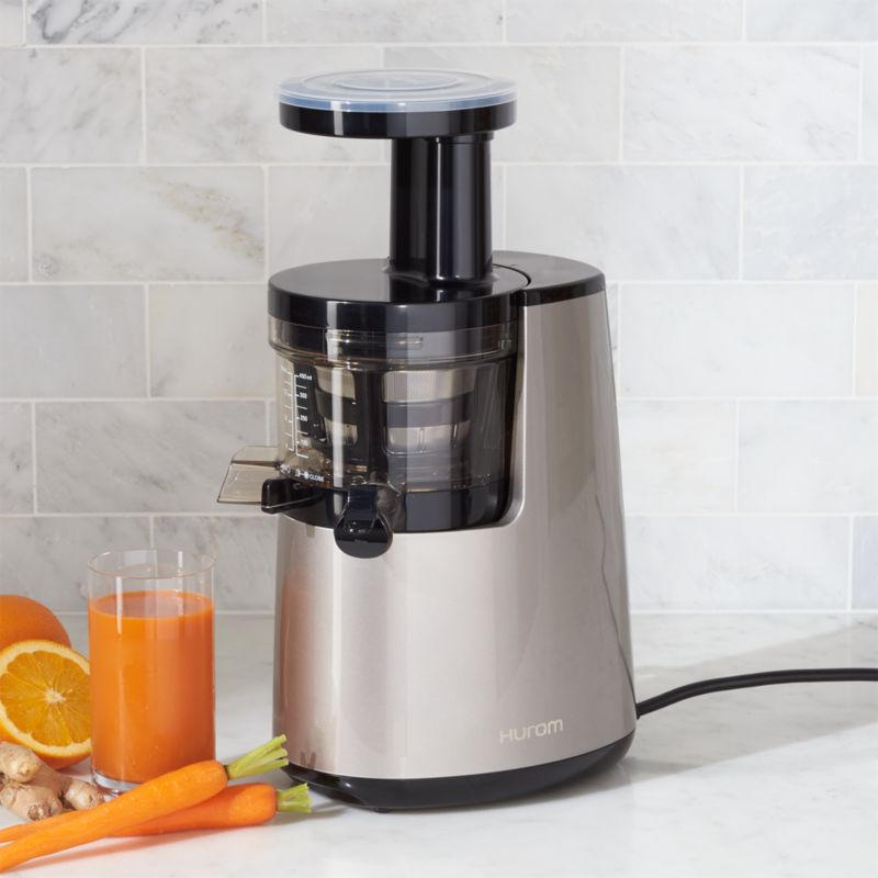 Hurom HH Elite Silver Slow Juicer in Juicers + Reviews Crate and Barrel