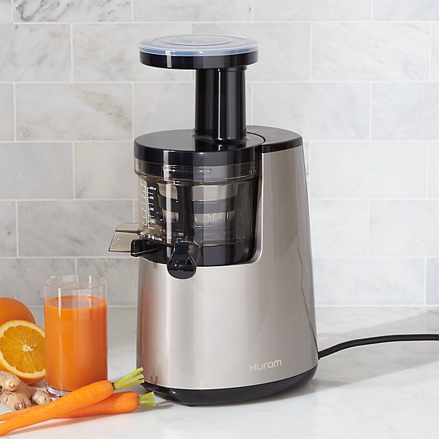 Hurom HH Elite Silver Slow Juicer Crate and Barrel
