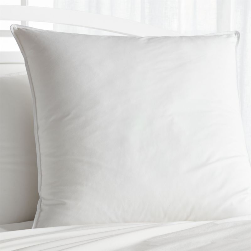 Hypoallergenic Medium Euro Pillow Reviews Crate And Barrel