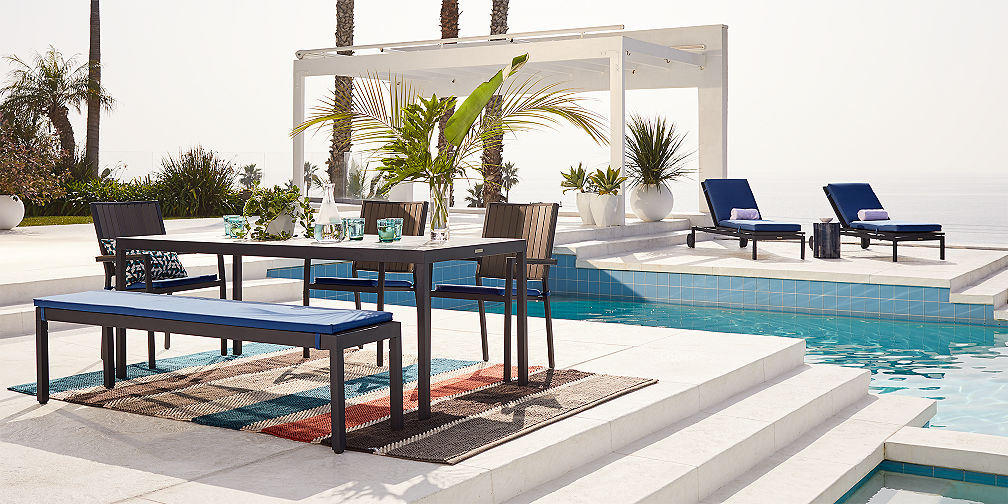 Outdoor Furniture Collections Dining And Lounge Crate And Barrel