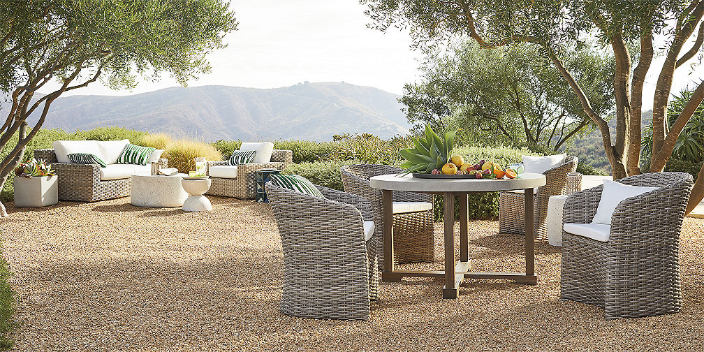 Outdoor Furniture Collections Dining And Lounge Crate And Barrel