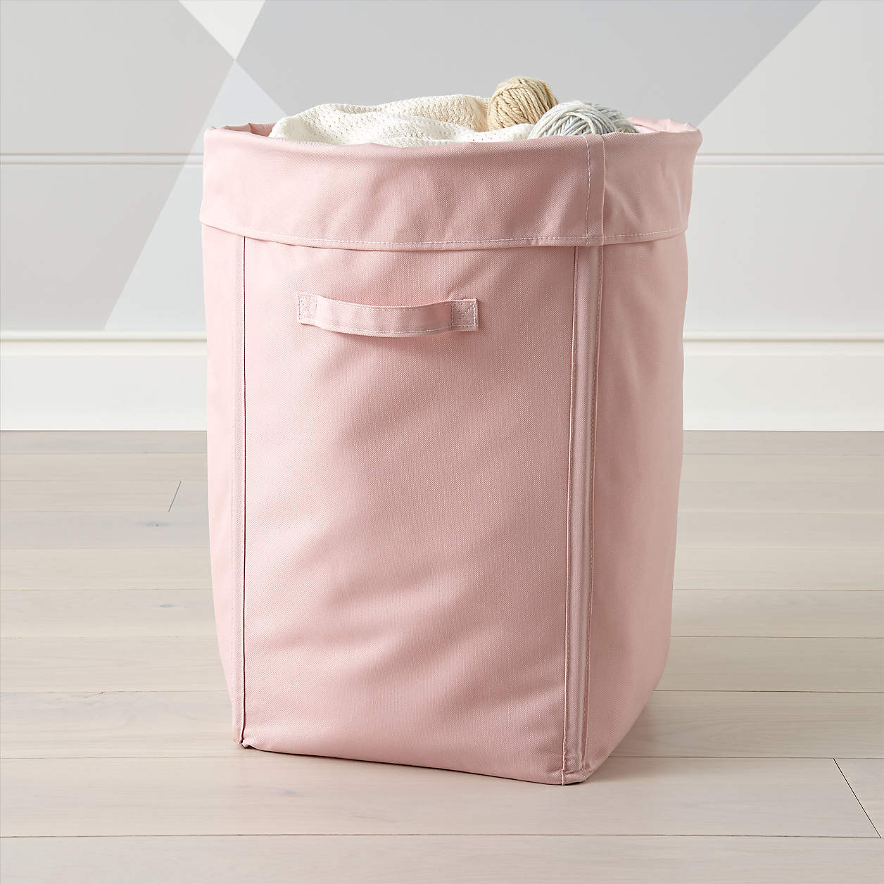 Canvas Pink Hamper + Reviews Crate and Barrel