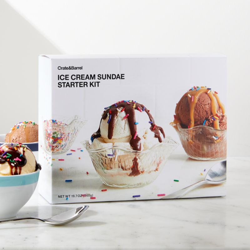 Ice Cream Sundae Starter Kit Crate and Barrel