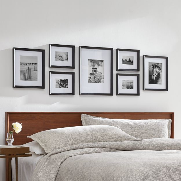 Icon Black Frame Gallery, Set of 7 + Reviews Crate and Barrel