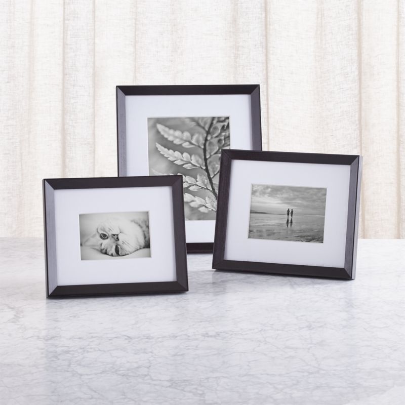 black and white photo frame