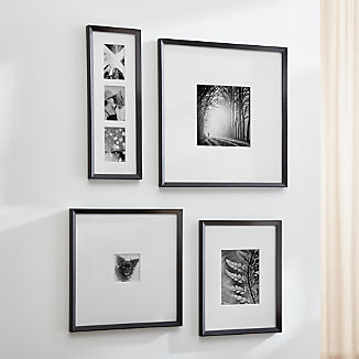 Picture Frames For Photos And Wall Art Crate Barrel Icon Black Wall Frames