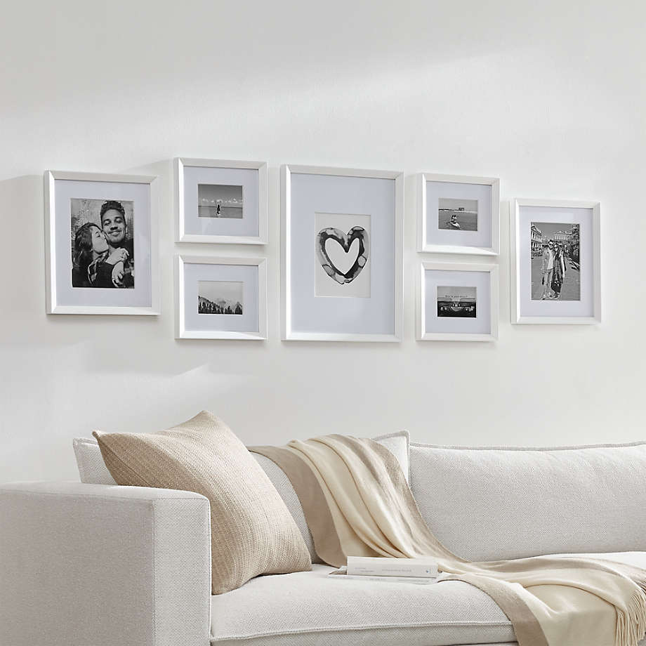 Icon White Frame Gallery, Set of 7 + Reviews Crate and Barrel Canada