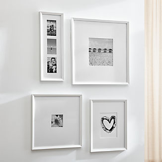 Picture Frames For Photos And Wall Art Crate Barrel Icon White Wall Frames