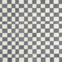 Imperfect Checkerboard Wool Smoke Blue Kids 12"x18" Rug Swatch