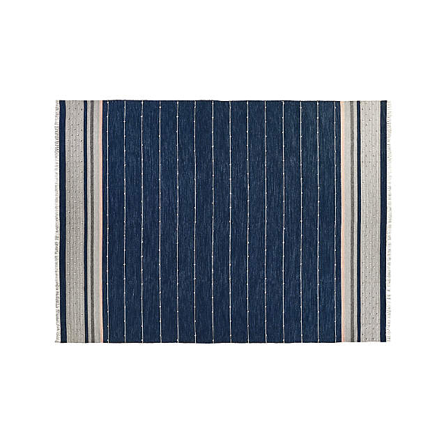 Inavi Blue Indoor Outdoor Rug 9 X12 Reviews Crate And Barrel
