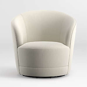 Living Room Chairs Accent Swivel Crate And Barrel