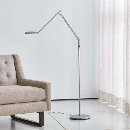 Humanscale Infinity Slate Blue Floor Lamp Reviews Crate And Barrel