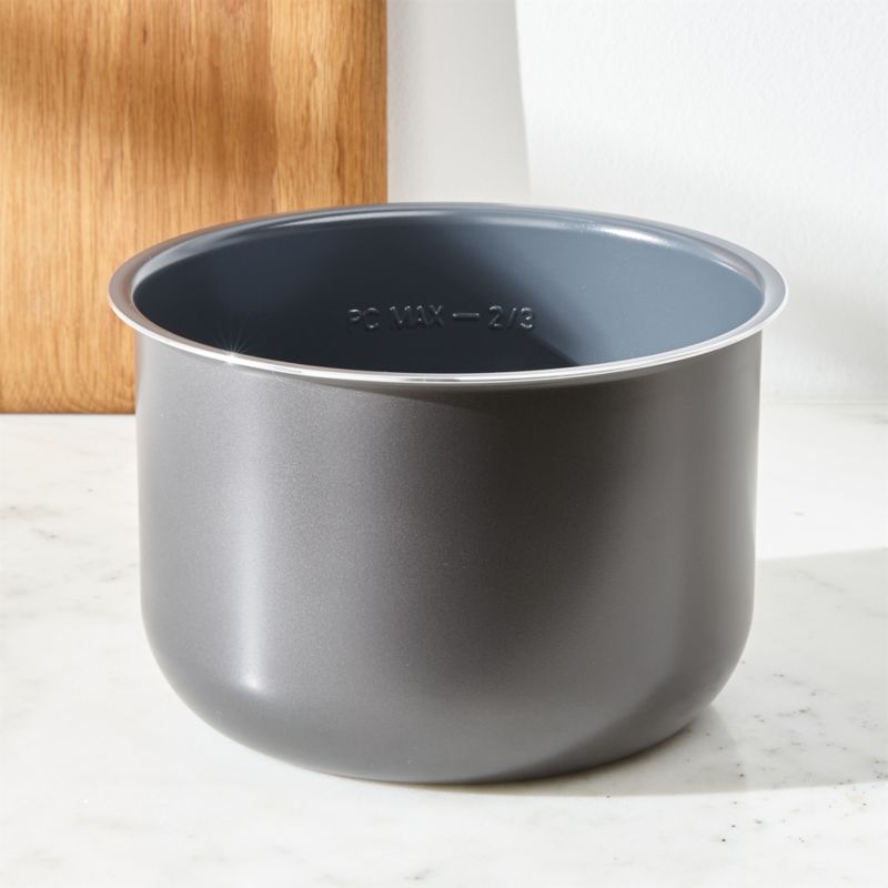 Instant Pot 6 Qt Nonstick Ceramic Insert Pot Reviews Crate And Barrel
