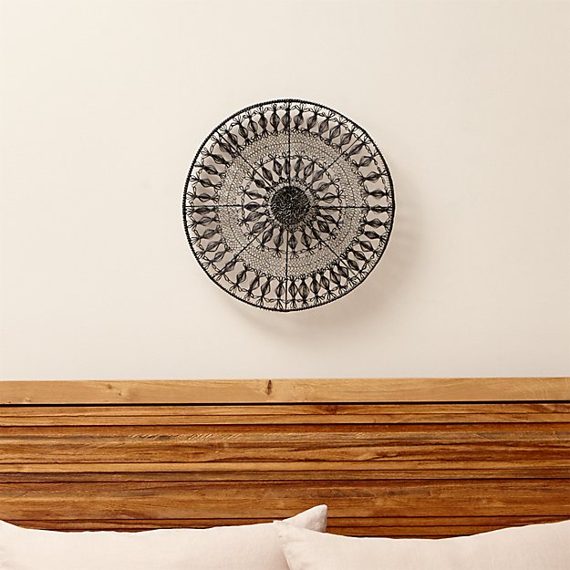 Intricate Circle Medium Metal Wall Art | Crate and Barrel