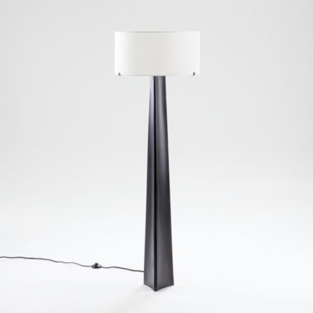 Isla Bronze Triangle Floor Lamp Crate And Barrel
