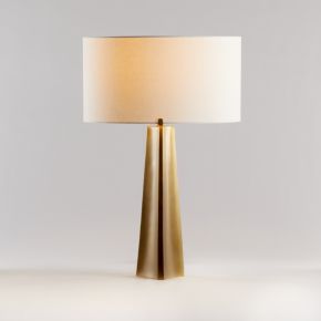 Isla Brass Triangle Table Lamp 26