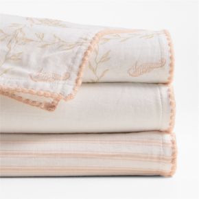 Image of Frankie Pink Baby Swaddle Set by Jake Arnold