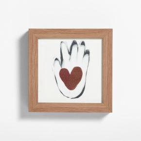 Image of Protective Hand Framed Wall Art Print by Jeremiah Brent