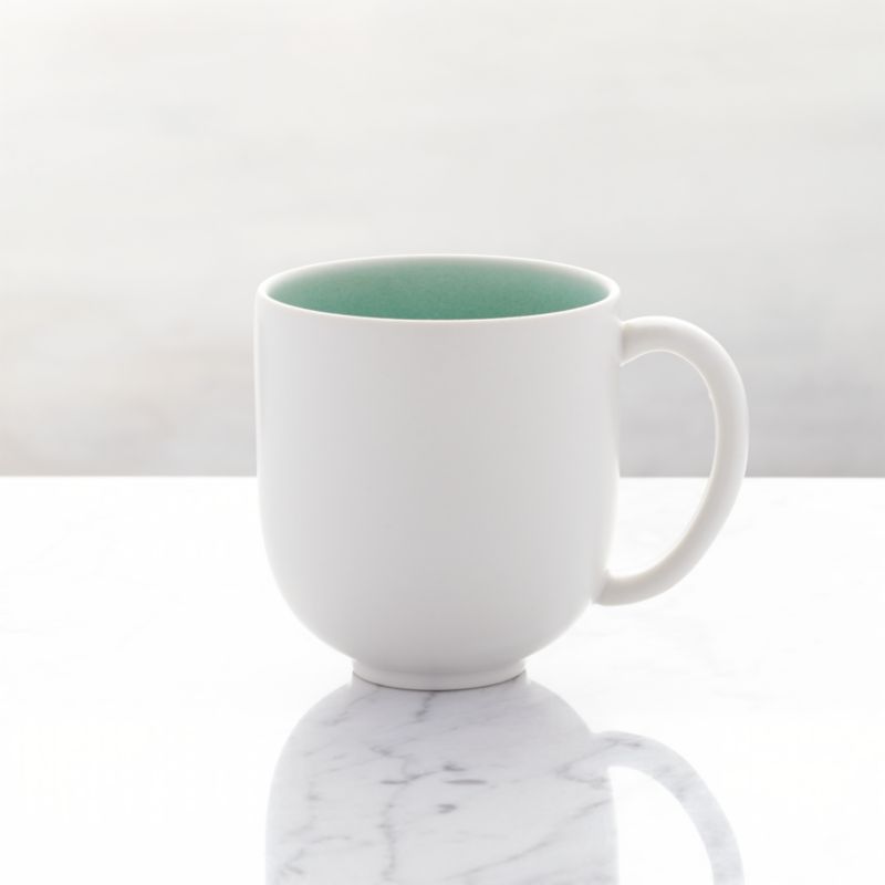 Jars Tourron Aqua Coffee Mug + Reviews Crate and Barrel