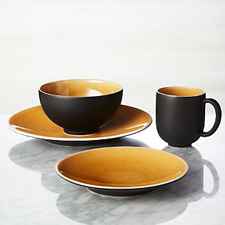 Jars Tourron Amber 4-Piece Place Setting
