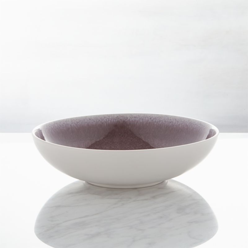 Jars Tourron Purple Low Bowl + Reviews Crate and Barrel