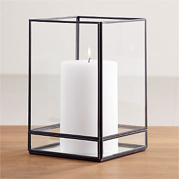large square candle holders