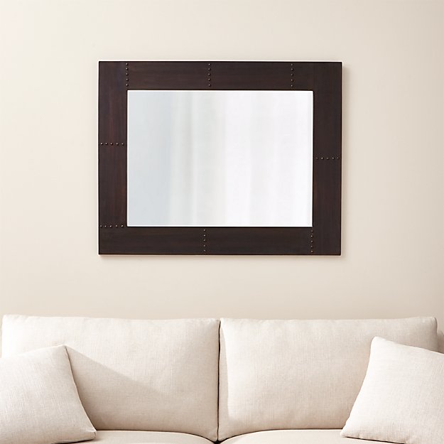 Jaxon Industrial Style Mirror Crate and Barrel