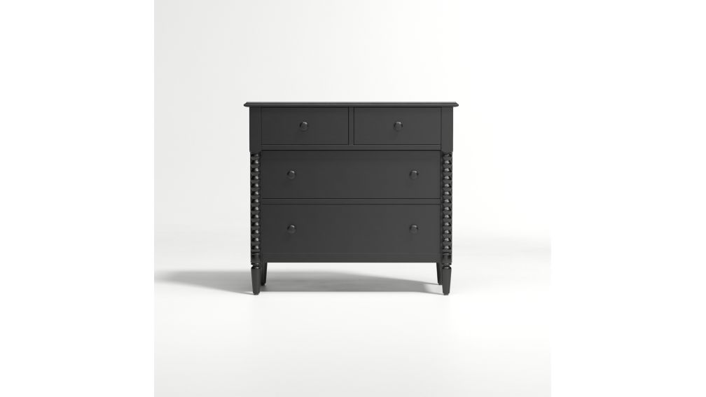 Kids Jenny Lind Black 4-Drawer Dresser + Reviews | Crate and Barrel