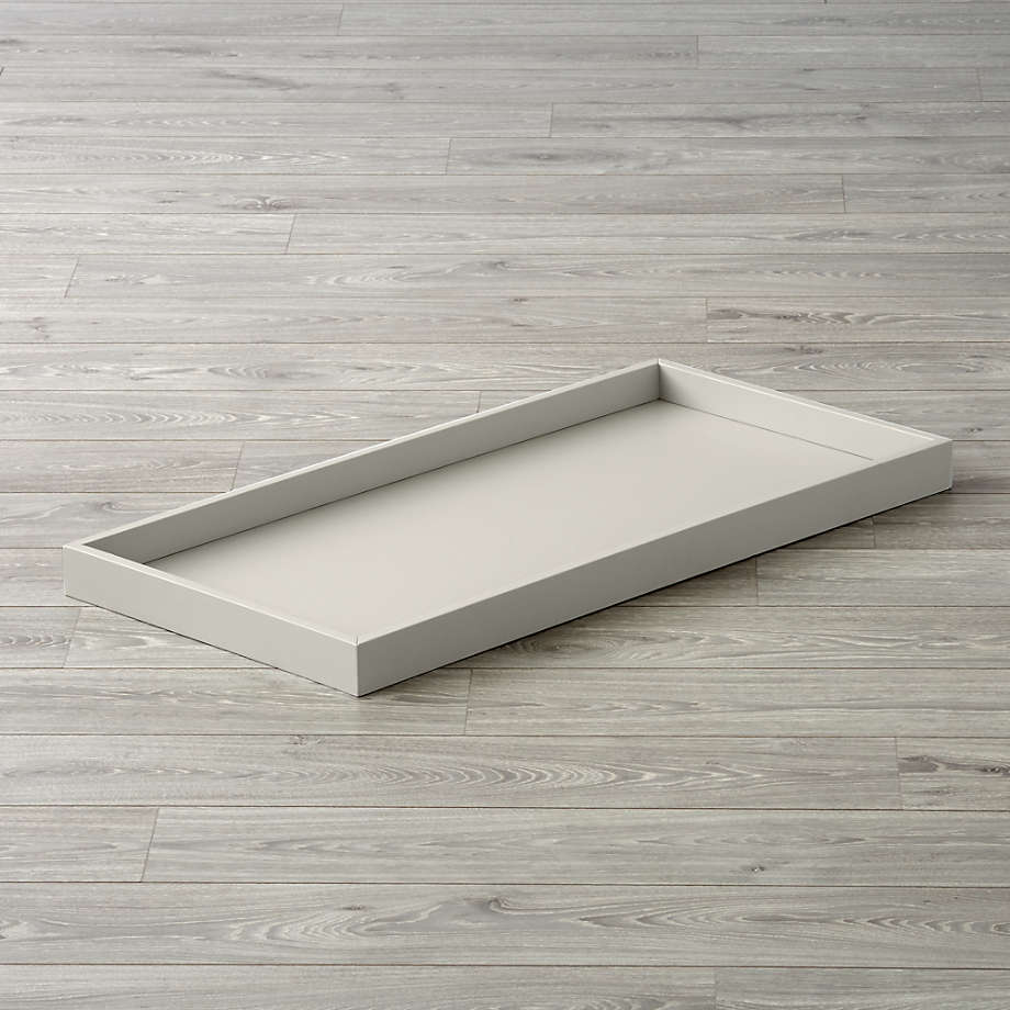 Jenny Lind Grey Changing Table Topper | Crate and Barrel