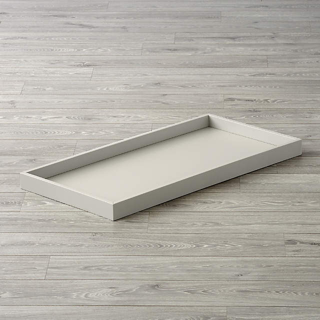 light grey changing table