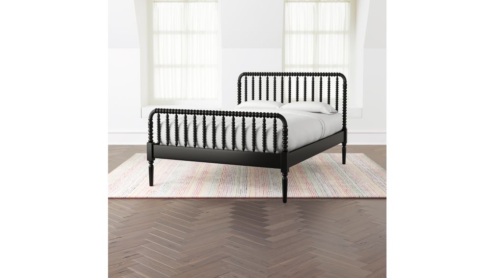 Jenny Lind Black Full Bed + Reviews | Crate and Barrel