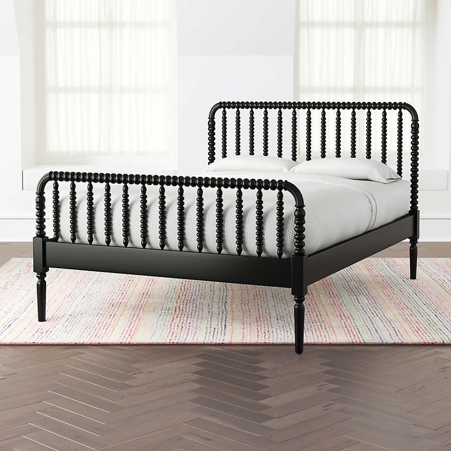 Jenny Lind Black Full Bed + Reviews Crate and Barrel