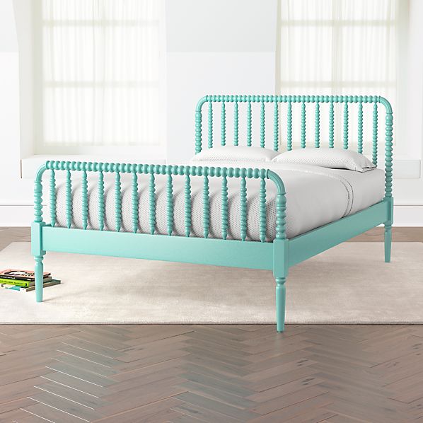 Jenny Lind Teal Bed