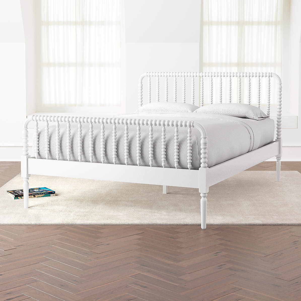 Jenny Lind White Queen Bed Reviews Crate And Barrel