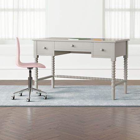Kids Jenny Lind Grey Spindle Desk Reviews Crate And Barrel Canada