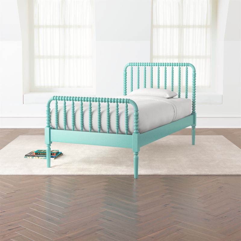 Jenny Lind Kids Bed Teal Crate And Barrel