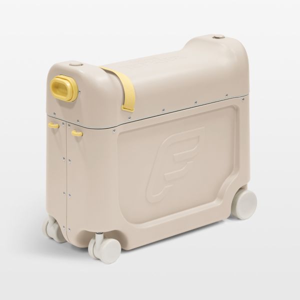 JetKids ™ by Stokke ® BedBox ™ Moonglow White Ride on Kids Suitcase