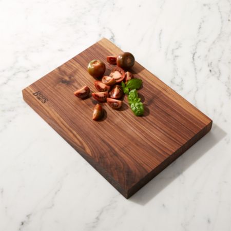 John Boos 17 X12 Rustic Edge Walnut Cutting Board Crate And