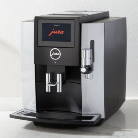 Jura S8 Moonlight Silver Espresso Machine Reviews Crate And Barrel