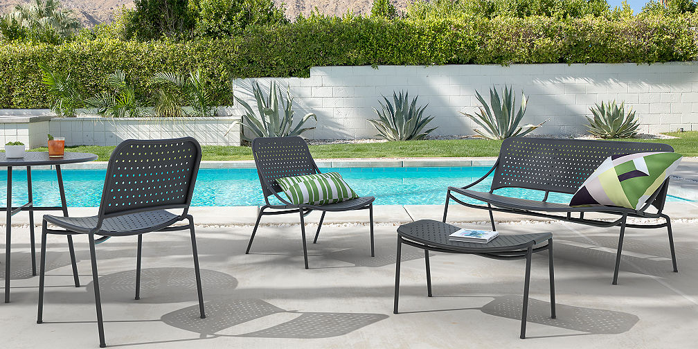 Outdoor Furniture Collections Dining And Lounge Crate Barrel Outdoor Furniture Collections Dining