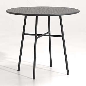 Outdoor Dining Tables Metal Glass More Crate And Barrel