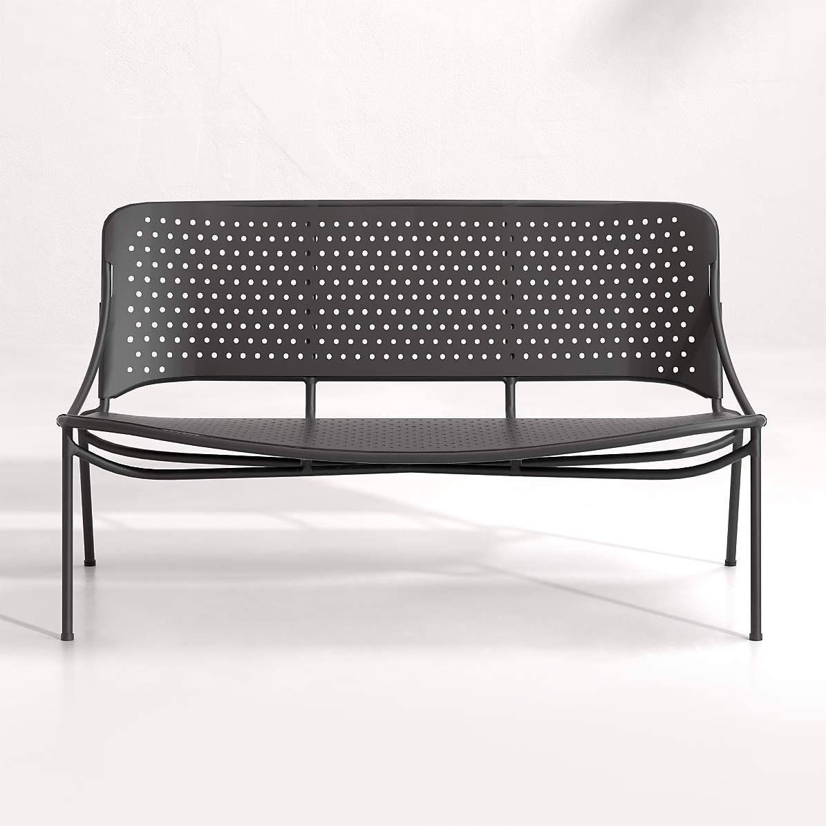 Kali Outdoor Aluminum Loveseat Reviews Crate And Barrel