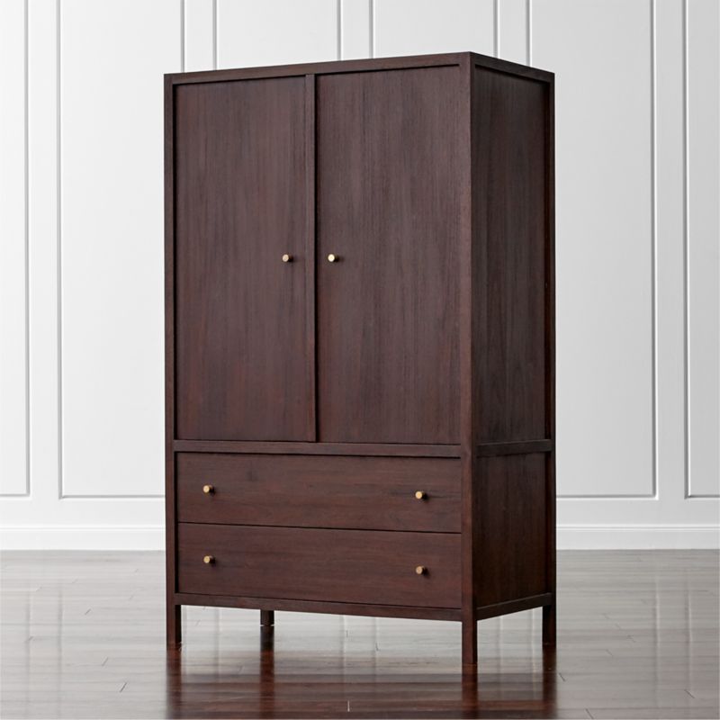 Keane Driftwood Solid Wood Armoire Reviews Crate And Barrel