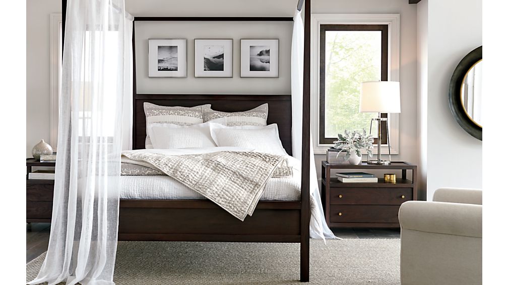 Keane Canopy Bed Crate and Barrel