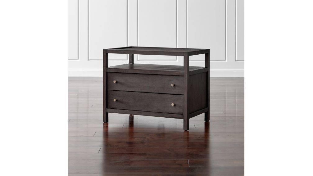Keane Wenge Solid Wood Charging Nightstand + Reviews ...