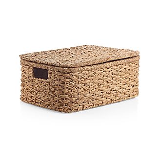 Baskets with Lids | Crate and Barrel