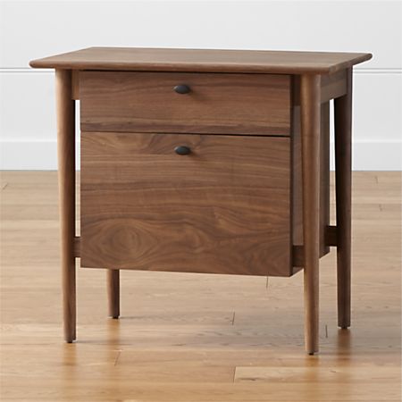 Kendall Walnut Filing Cabinet Reviews Crate And Barrel Canada