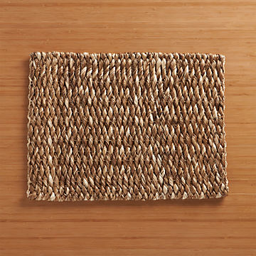 Placemats Vinyl Cloth Woven Crate And Barrel