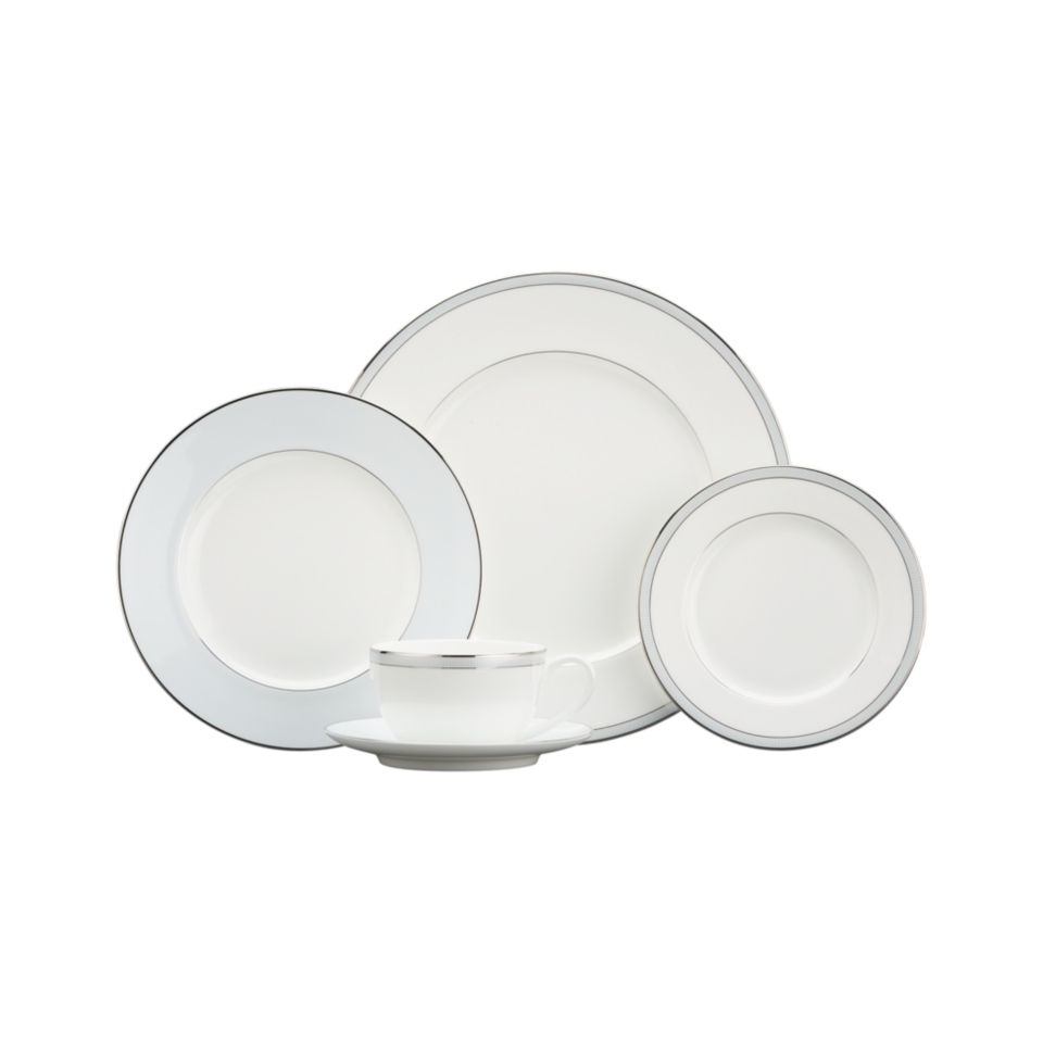 Kensington Blue 5 Piece Place Setting Available in Blue , Pearl 