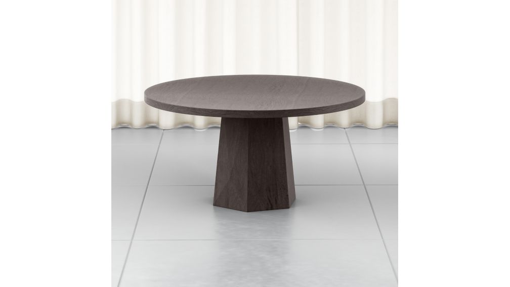 Kesling 60" Round Wood Dining Table | Crate and Barrel Canada